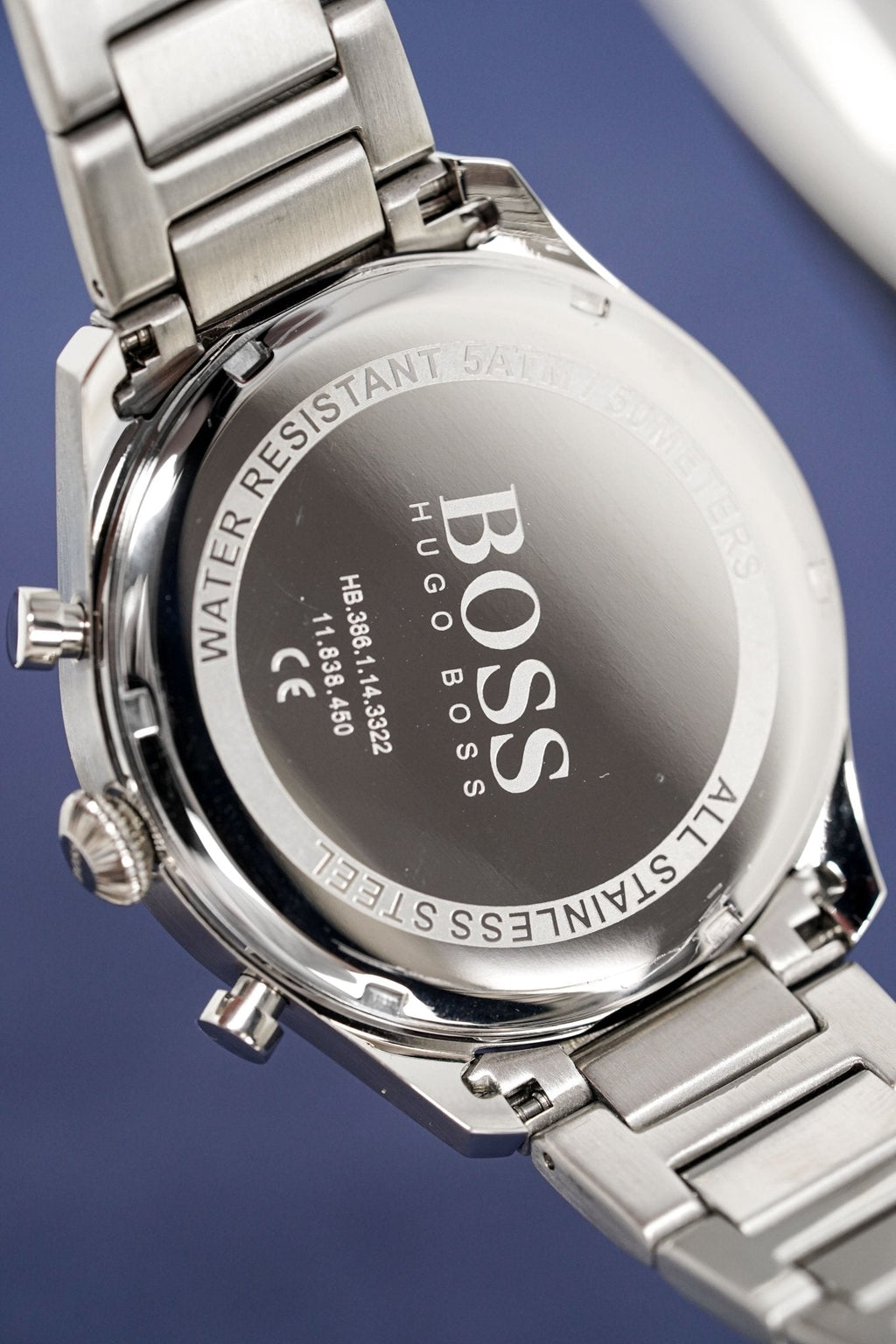 Hugo Boss Men S Watch Chronograph Pioneer Blue Hb1513867 – product image 2