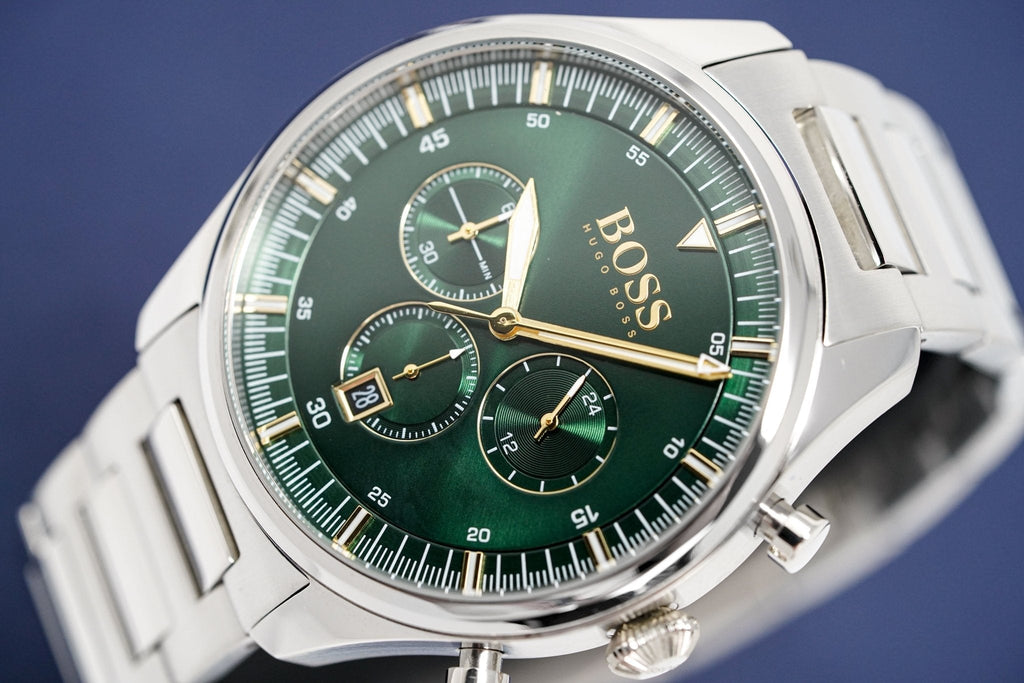 Hugo Boss Men S Watch Chronograph Pioneer Green Hb1513868 – product image 3