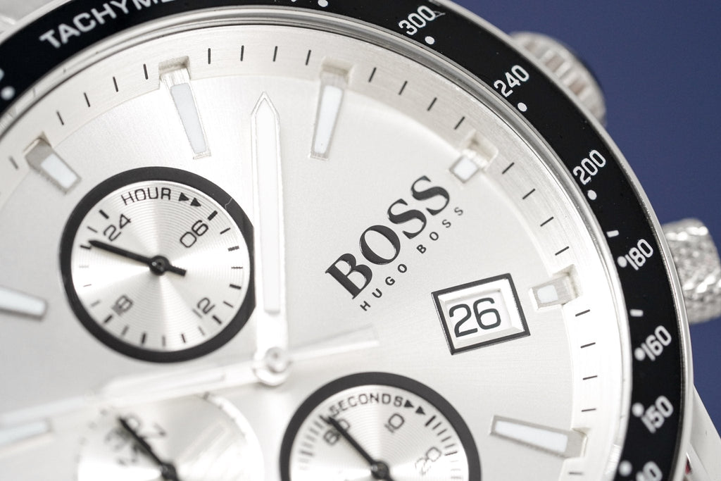 Hugo Boss Men S Watch Chronograph Rafale Silver Hb1513511 – product image 4