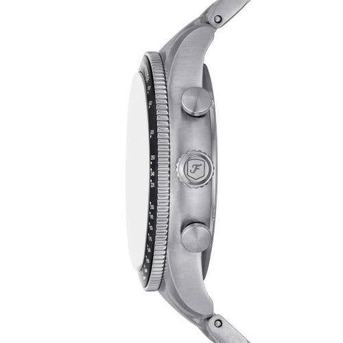 Fossil Sport Tourer Chronograph Stainless Steel Bracelet Black Dial Men S Watch Fs6045
