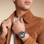 Fossil Sport Tourer Chronograph Stainless Steel Bracelet Black Dial Men's Watch FS6045 – product image 4