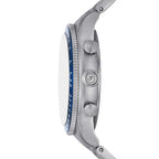 Fossil Sport Tourer Chronograph Stainless Steel Bracelet Blue Dial Men's Watch FS6047 – product image 2