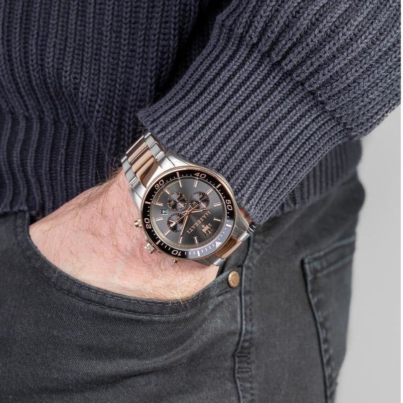 Maserati R8873640002 Sfida Chrono Men's Two Tone Watch – product image 3
