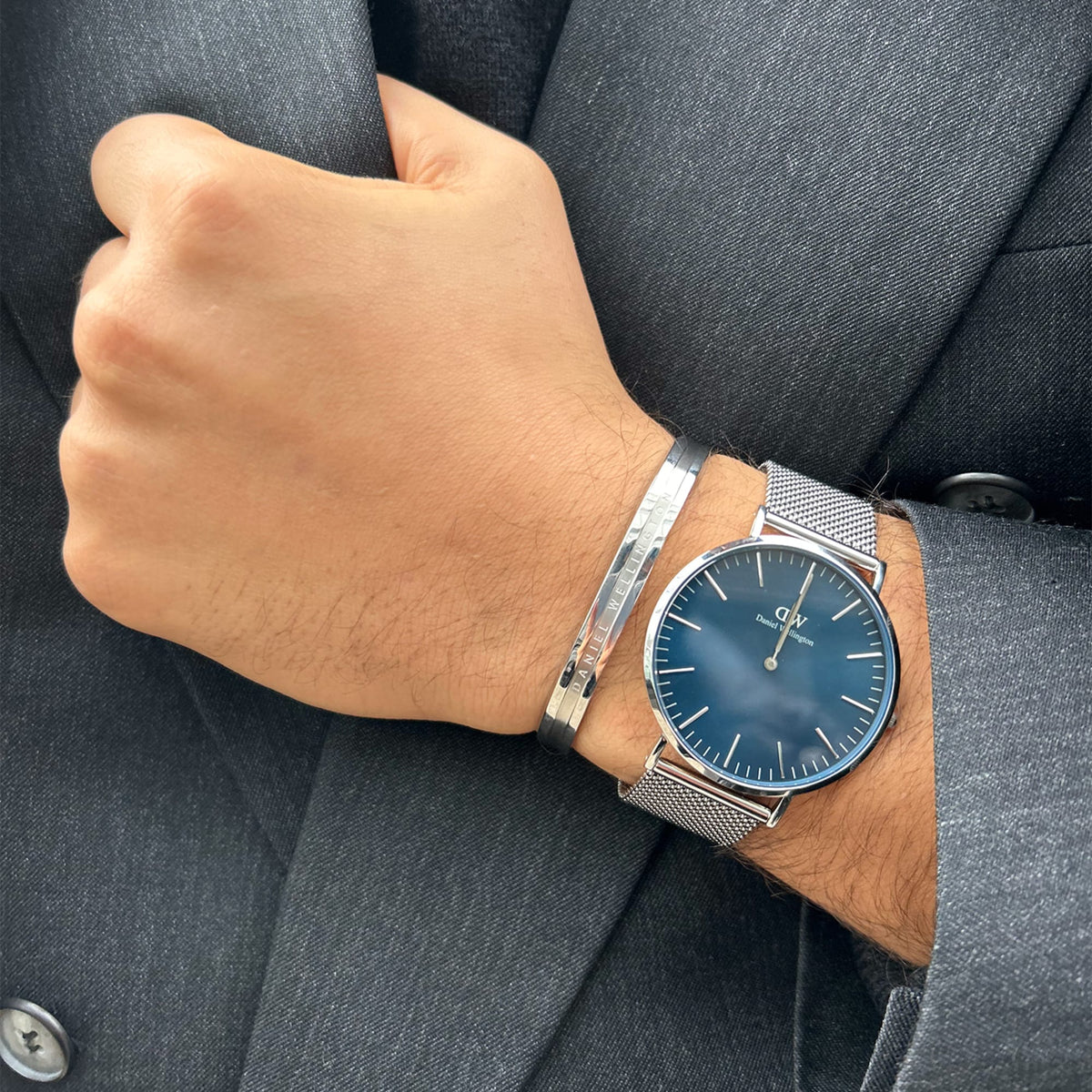 Daniel Wellington Classic Mesh Arctic Men's Blue Watch Dw00100628 – product image 3