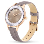 Swarovski Octea Nova Quartz Rose Gold Tone Taupe Watch 5649999 – product image 2