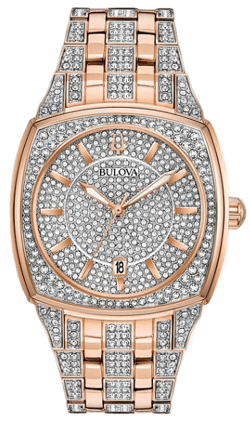 Bulova Phantom Crystal Men's Two-Tone Watch 98B324 – product image 2