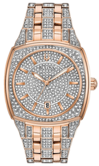 Bulova Phantom Crystal Men's Two-Tone Watch 98B324 – product image 2