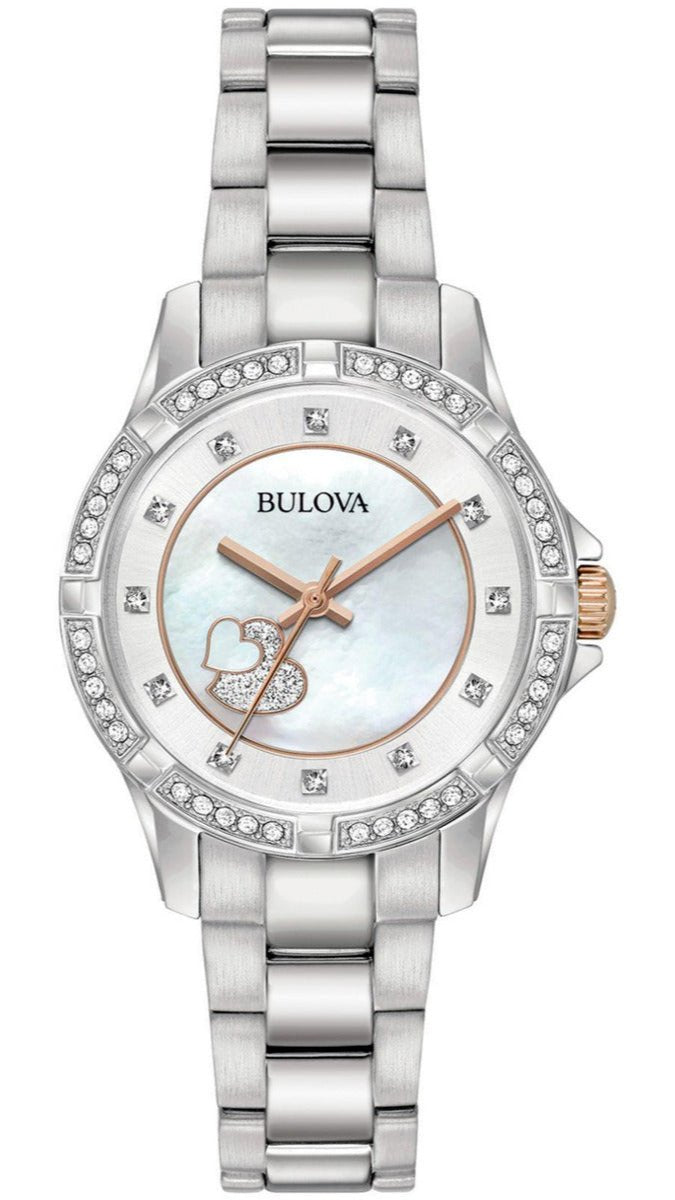 Bulova Crystal Women's Silver Watch 98L232 – product image 2