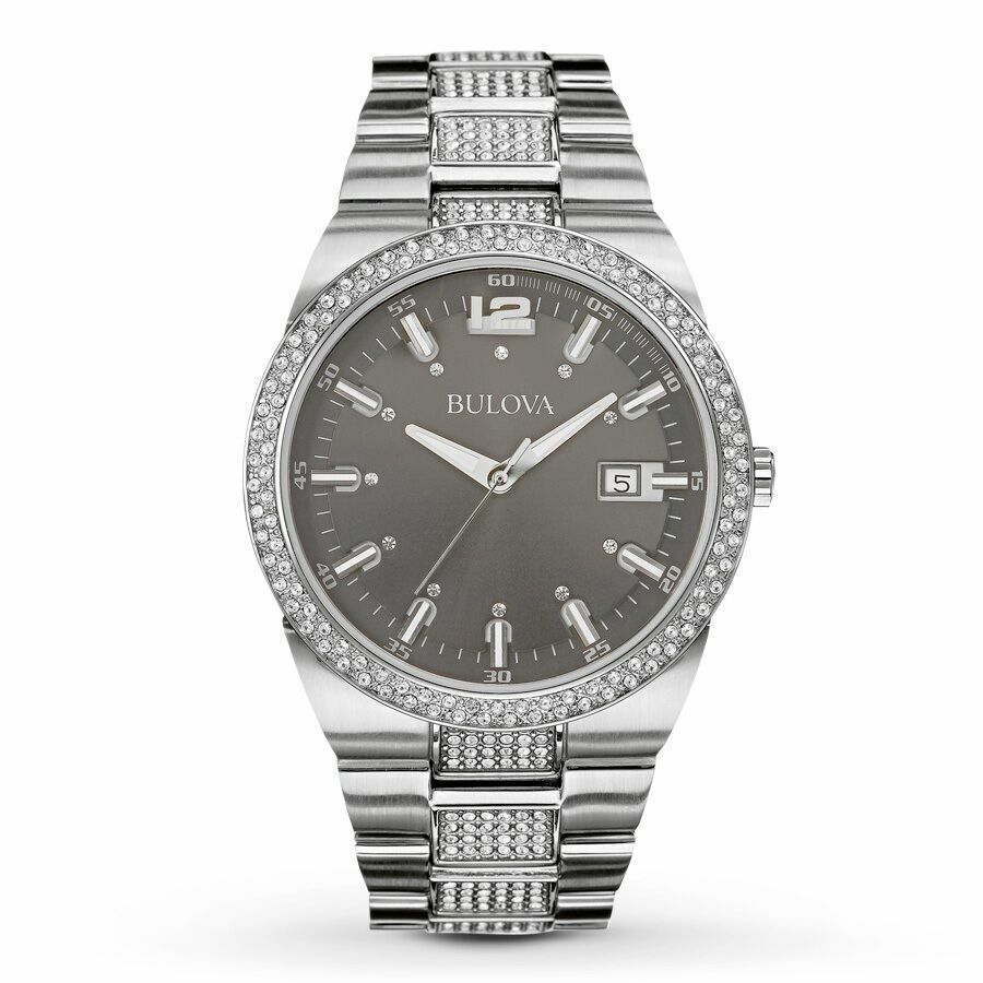 Bulova Precisionist Men's Silver Watch 96B221 – product image 5