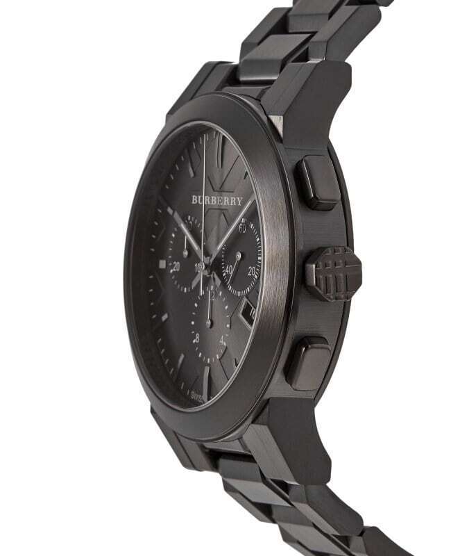 Burberry Men's Watch Chronograph The City Black PVD BU9354 – product image 3