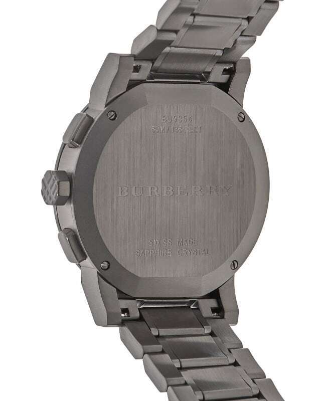 Burberry Men's Watch Chronograph The City Black PVD BU9354 – product image 2