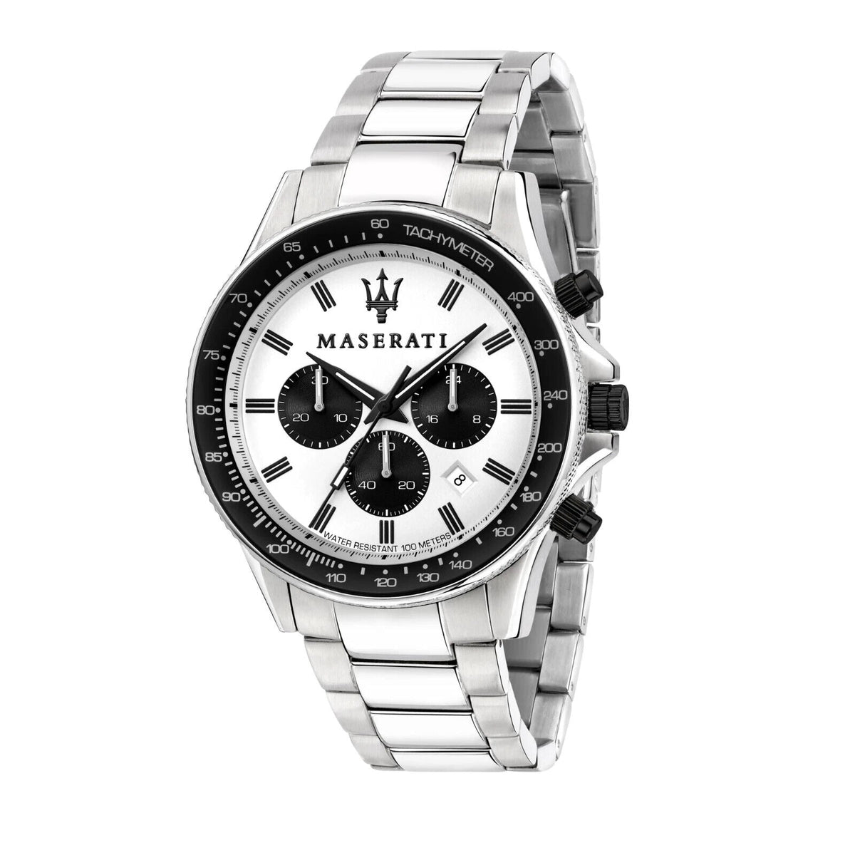 Maserati R8873640003 Sfida Chrono Men's Silver Watch