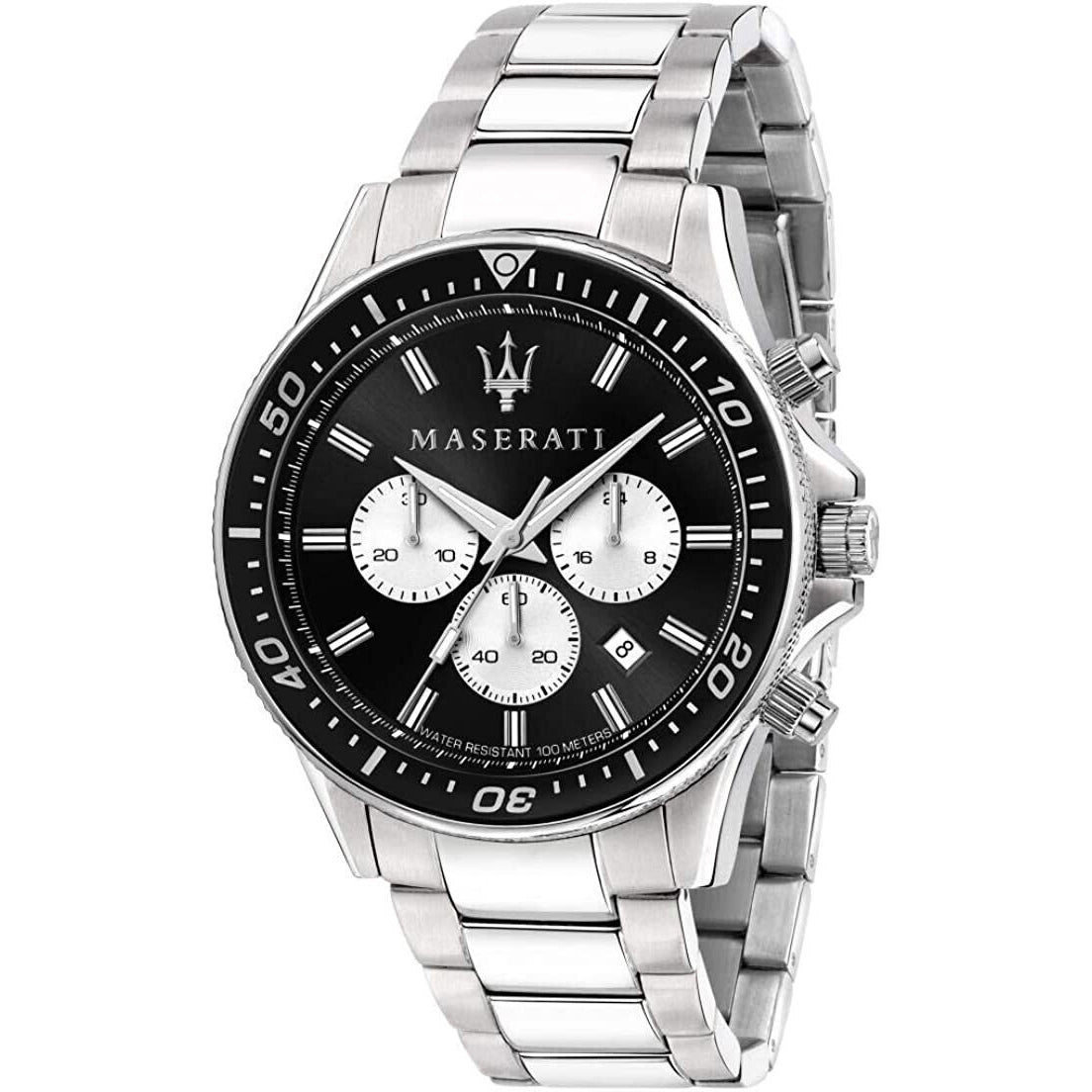 Maserati R8873640004 Sfida Chrono Men's Silver Watch