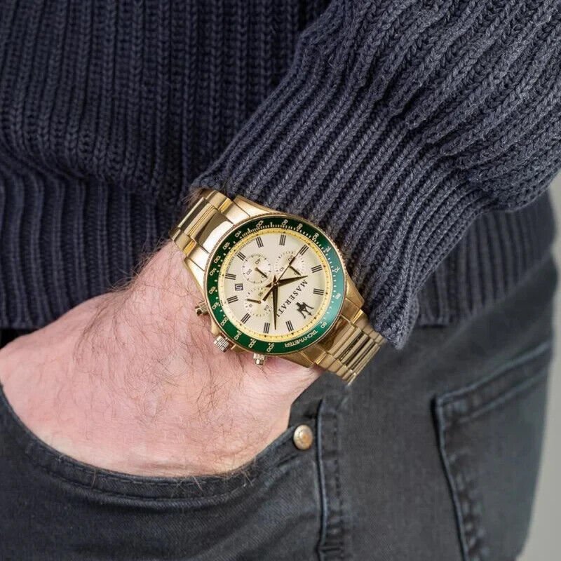 Maserati R8873640005 Sfida Chrono Men's Gold Watch – product image 5