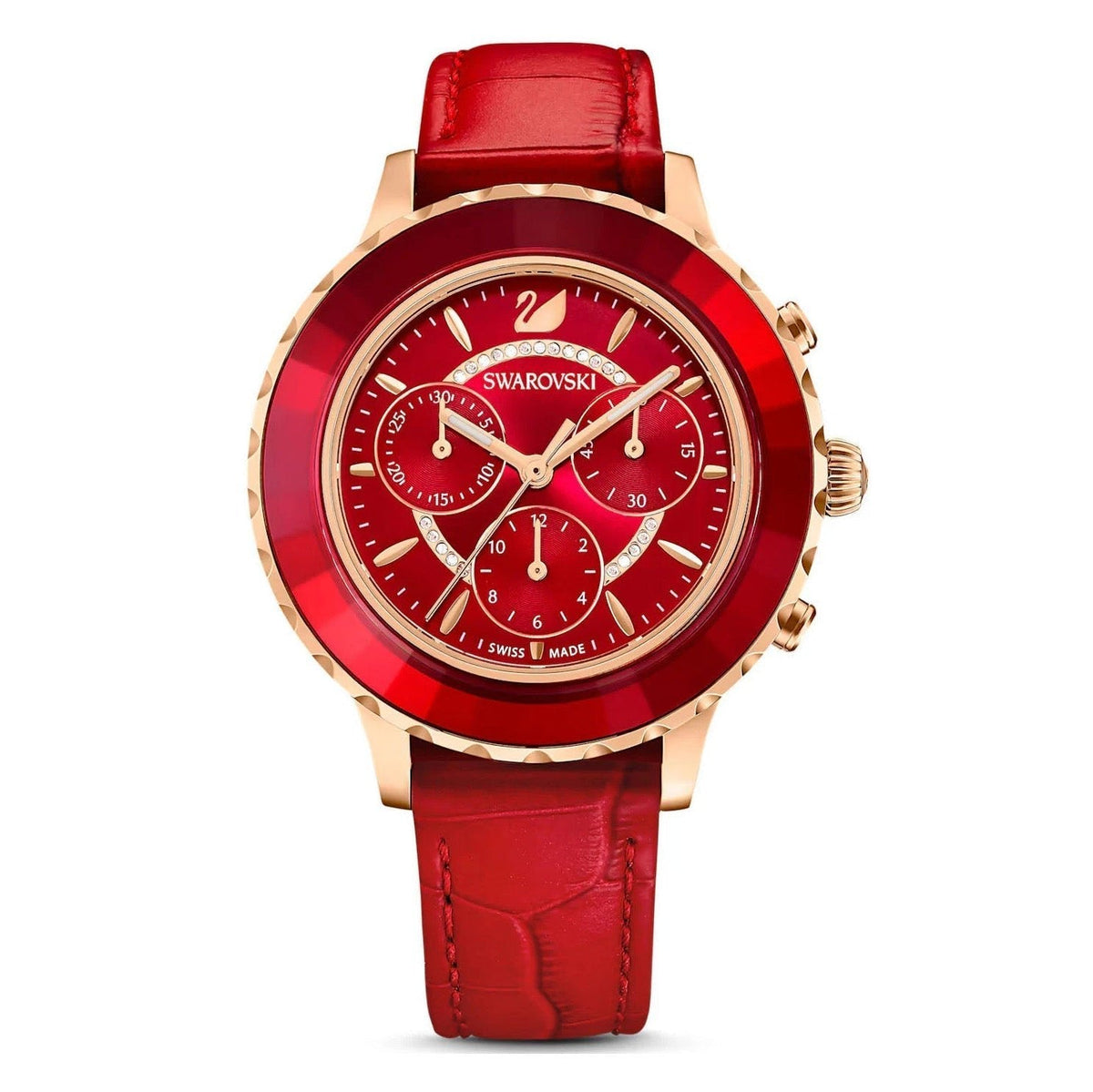 Swarovski Octea Lux Chrono Women's Red Watch 5646975