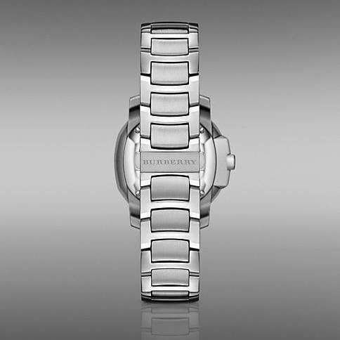 Burberry The Britain Diamonds Mother Of Pearl Dial Silver Steel Strap Watch For Women BBY1804 – product image 5