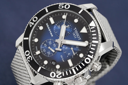 Tissot Chronograph Men's Watch Seastar 1000 Blue T1204171104102 – product image 2