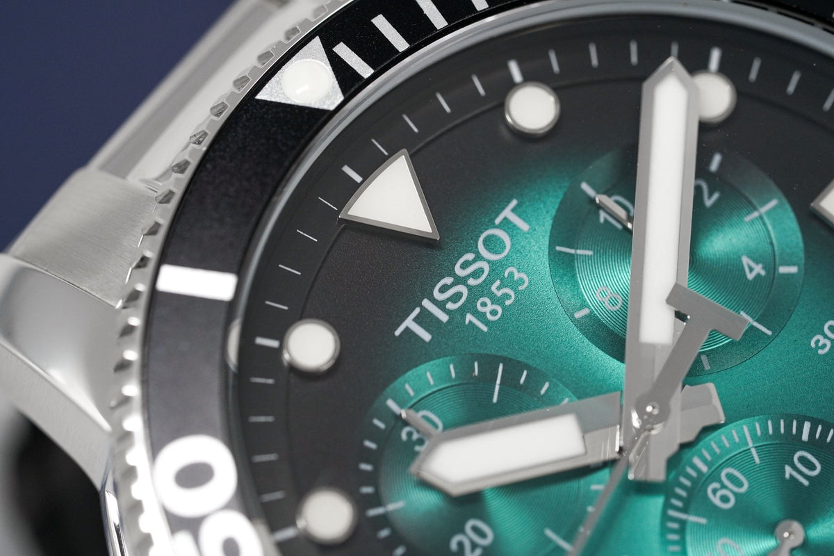 Tissot Chronograph Men's Watch Seastar 1000 Green T1204171109101 – product image 3