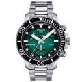 Tissot Chronograph Men's Watch Seastar 1000 Green T1204171109101