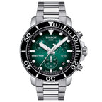 Tissot Chronograph Men's Watch Seastar 1000 Green T1204171109101
