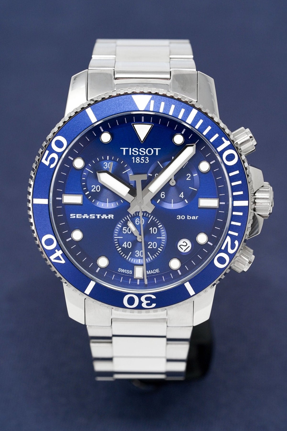 Tissot Chronograph Watch Seastar 1000 Blue T1204171104100 – product image 4