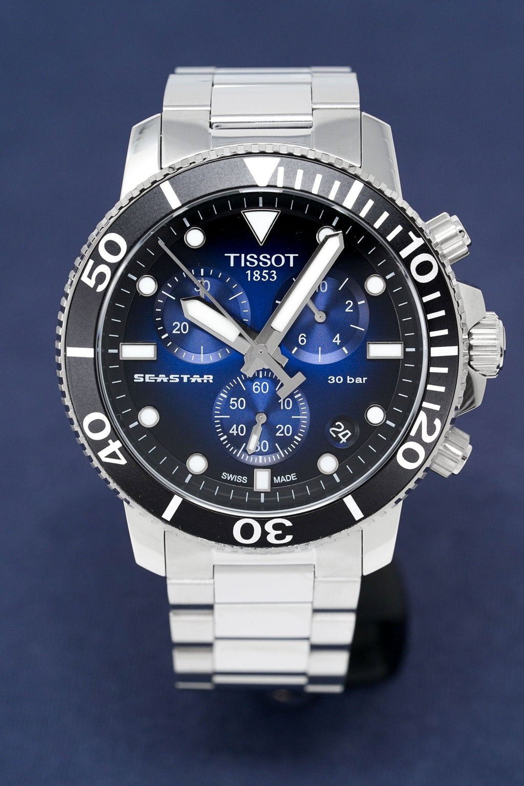 Tissot Chronograph Watch Seastar 1000 Blue T1204171104101 – product image 4