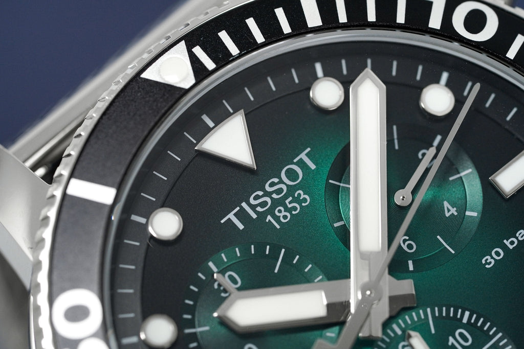 Tissot Chronograph Watch Seastar 1000 Green Mesh T1204171109100 – product image 3