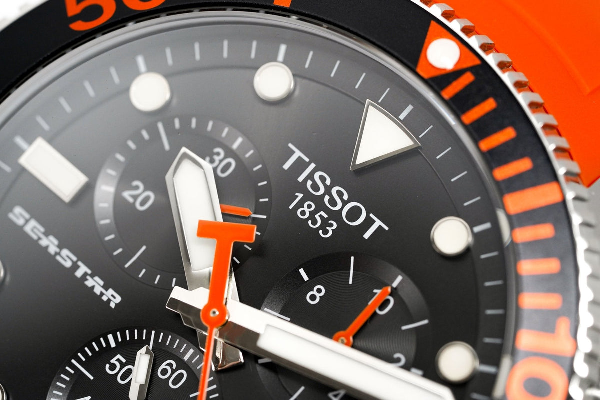 Tissot Chronograph Watch Seastar 1000 Orange T1204171705101 – product image 5