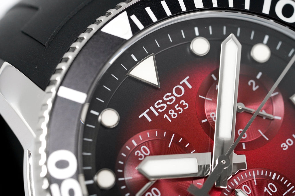 Tissot Chronograph Watch Seastar 1000 Red Rubber T12041742100 – product image 3