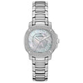 Burberry The Britain Diamonds Mother Of Pearl Dial Silver Steel Strap Watch For Women BBY1801