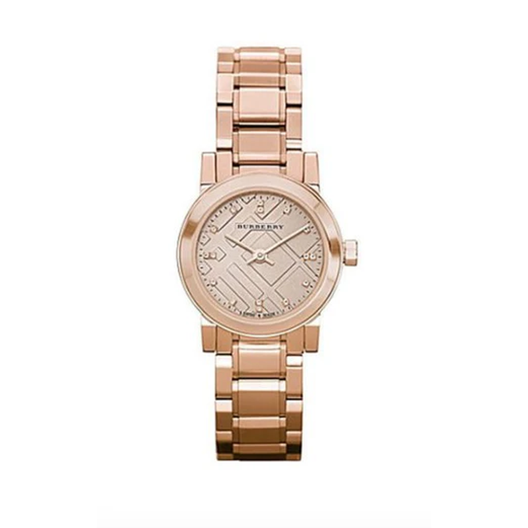 Burberry Women's Watch The City Diamonds 26mm Rose Gold BU9215