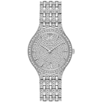 Bulova Crystal Women's Silver Watch 96L243