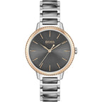 Hugo Boss Womens 1502569 Signature Two Tone Stainless Steel Watch