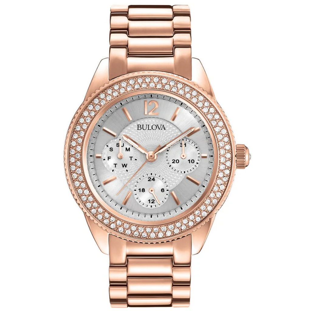 Bulova Crystal Women's Rose Gold Watch 97N101