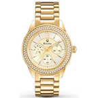 Bulova Crystal Women's Gold Watch 97N102