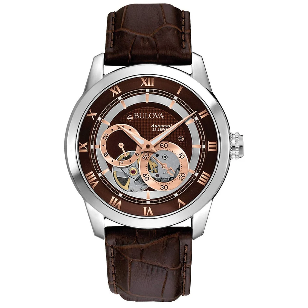 Bulova Classic Skeleton Automatic Men's Watch 96A120
