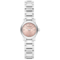 Burberry Women's Watch The City Check Diamonds Pink BU9223